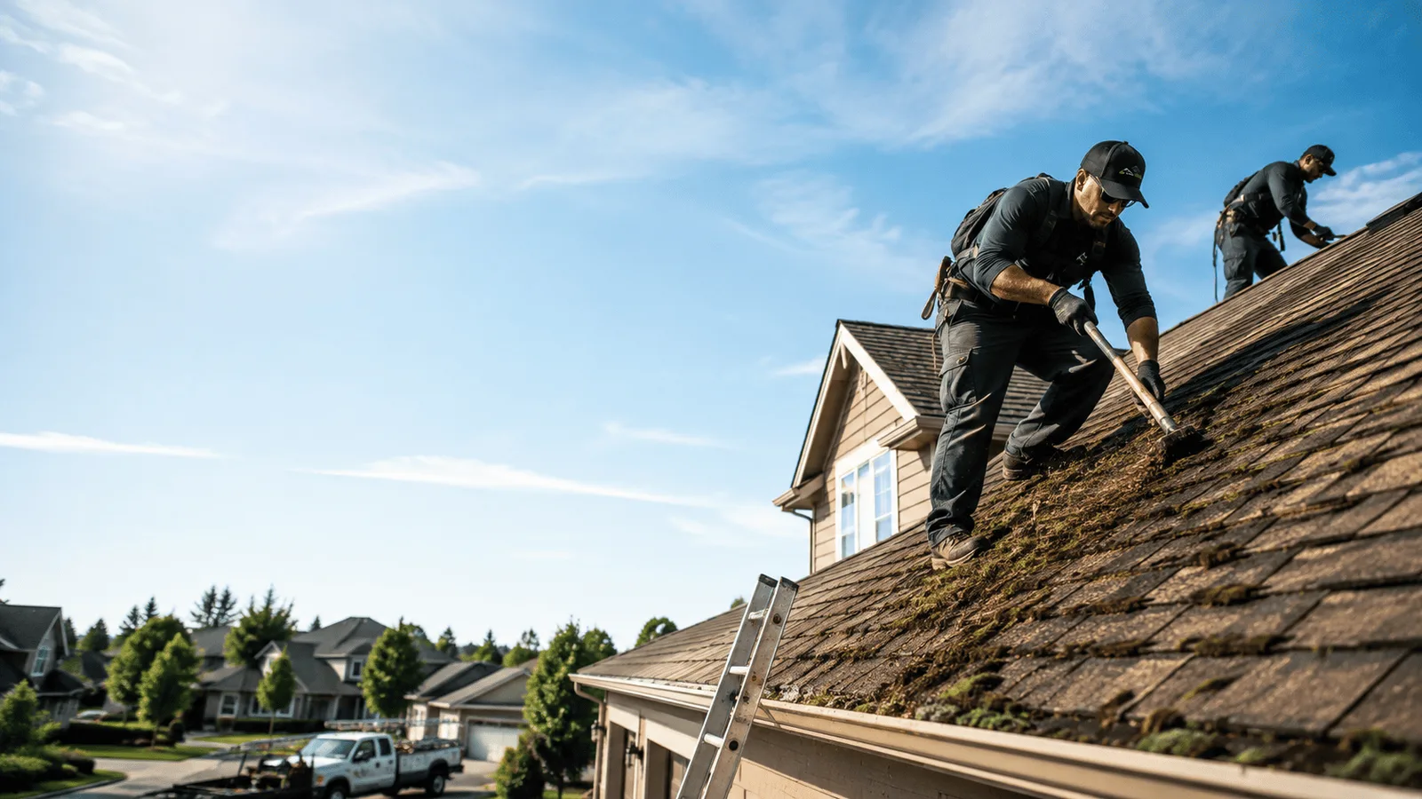 Roof Moss Removal in Elmore, OH near me